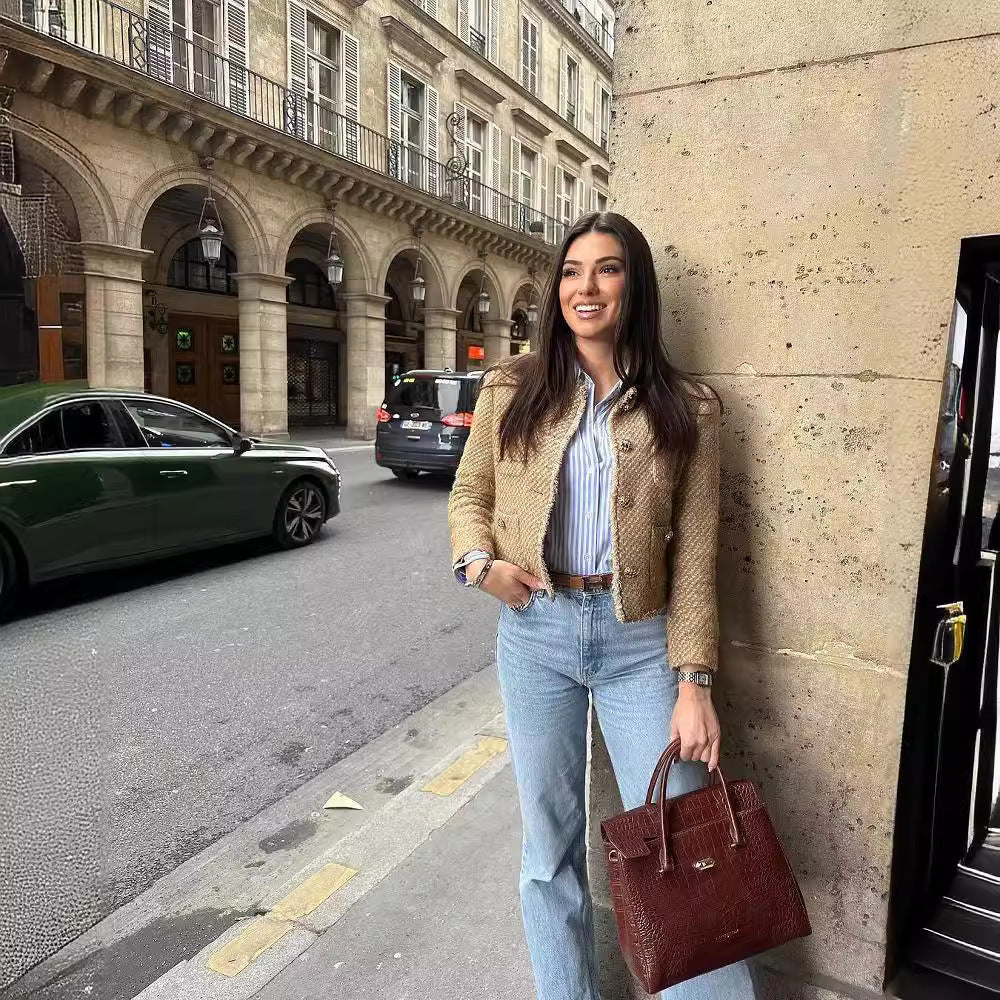 Classic Tweed Cropped Jacket
