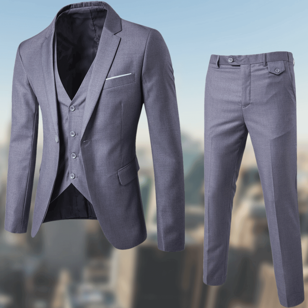 3-Piece Slim Fit Suit