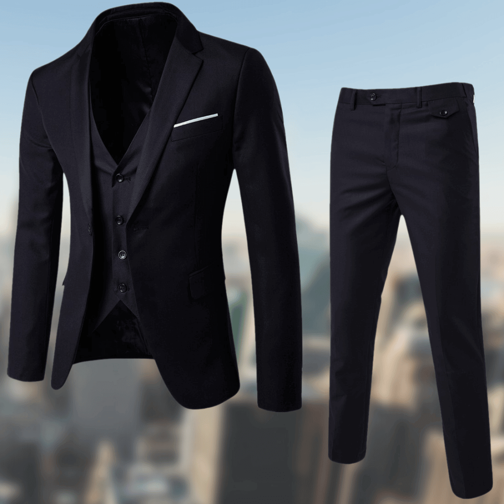 3-Piece Slim Fit Suit