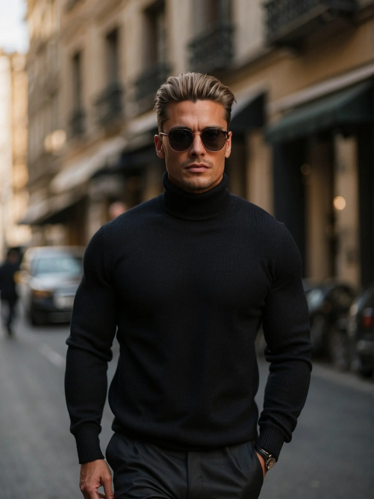 High-Quality Knit Turtleneck